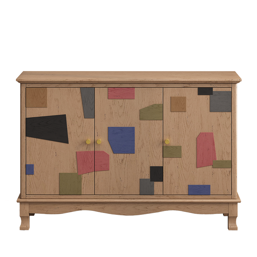 Urban Mosaic 3-Door Cabinet